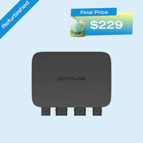 EcoFlow 800W Car Alternator Charger 3-in-1 Fast DC Charger Certified Refurbished