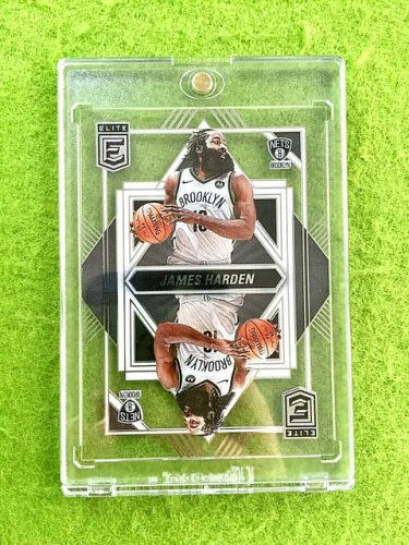 JAMES HARDEN CLEAR CARD JERSEY #13 NETS SP 2021-22 Elite DECK James Harden 76ers