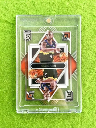 CHRIS PAUL CLEAR CARD JERSEY #3 SUNS SP 2021-22 Donruss Elite DECK Chris Paul SP
