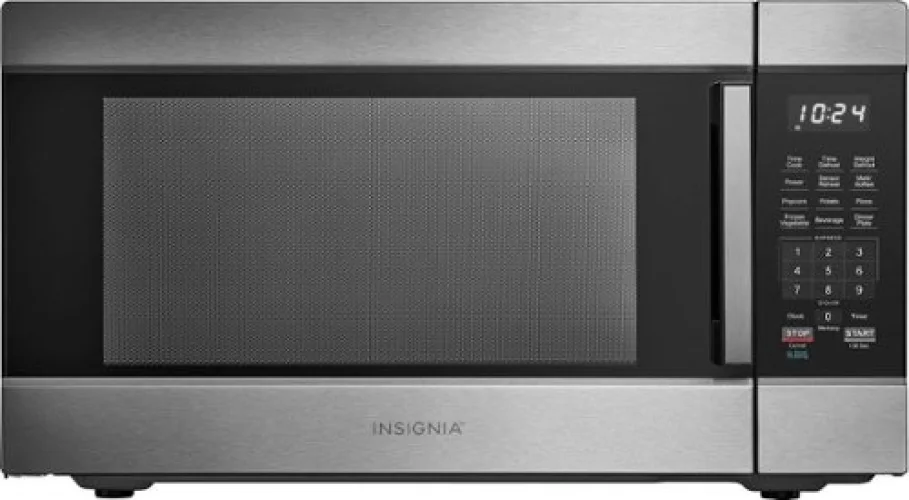 Insignia&trade; - 2.2 Cu. Ft. Countertop Microwave with Sensor Cooking and Inverter Technology - Stainless Steel