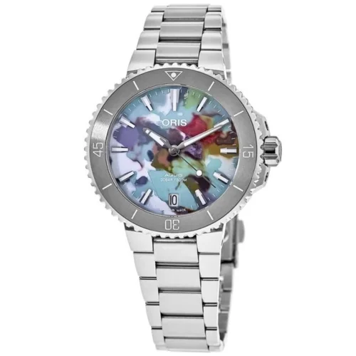 New Oris Aquis Date Upcycle Edition Unisex Watch 01 733 7770 4150-SET