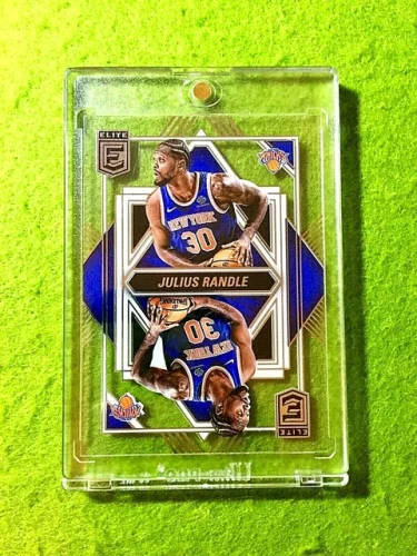 JULIUS RANDLE CLEAR CARD JERSEY#30 NY KNICKS SP 2021-22 Elite DECK Julius Randle