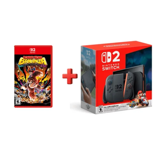 Nintendo Switch 2 + Mario Kart World + Donkey Kong Bananza Adventure Bundle &ndash; Nintendo Switch 2 Edition