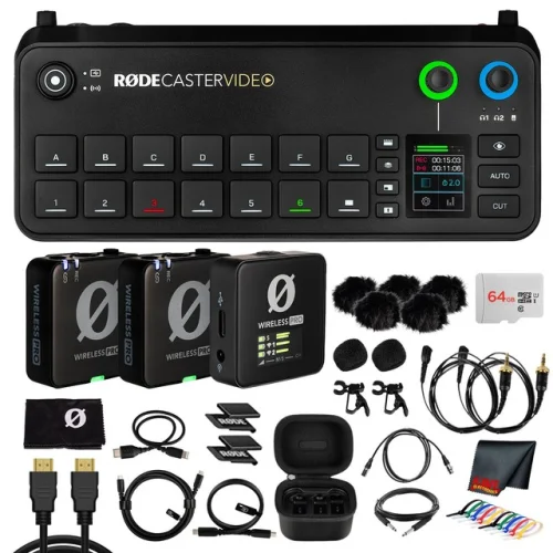 RODE RODECaster Video All-in-One Production Console| Integrated Audio & Video