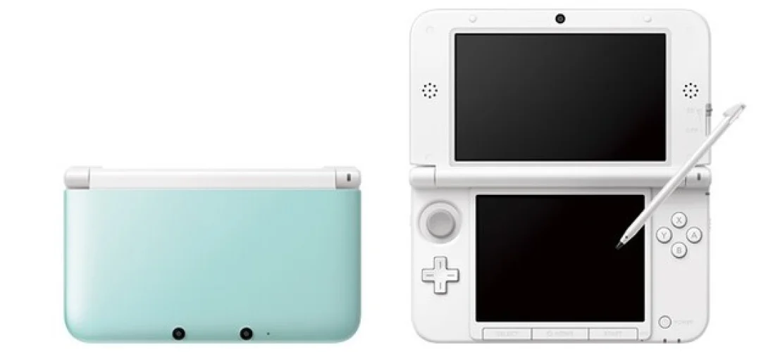 Nintendo 3DS LL (Japan) SPR-001(JPN) Mint/White (Very Good) - Free Shipping Available