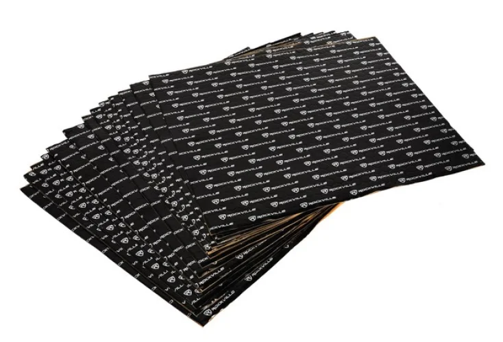 Rockville RockMat 37-25 37 Sq Ft 2.5MM 100 MIL Sound Vibration Deadener Car Kit