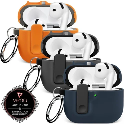 Vena For Apple AirPods 4 Case, AirPods Gen 4 4th Generation Cover with Lock
