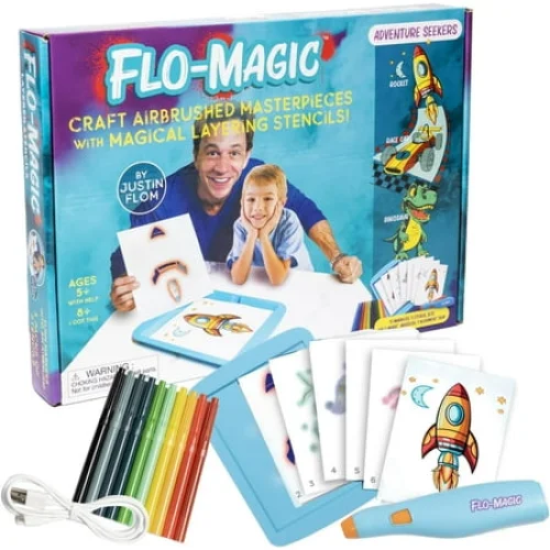 Flo-Magic Adventure Seekers Toy Set for Creative Interactive Play and Storytelling Fun