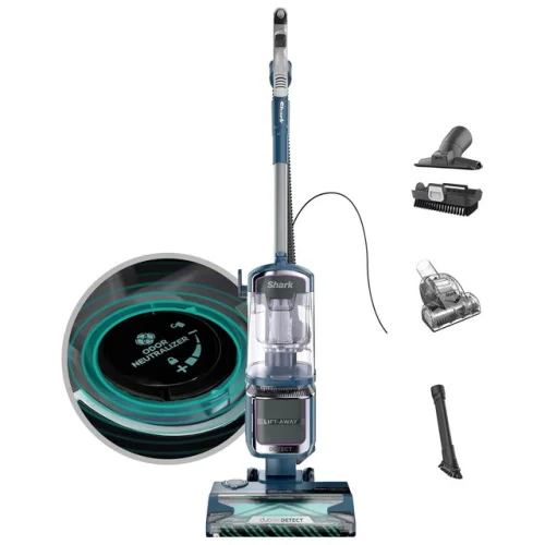 Certified Refurbished Shark Detect Performance Lift-Away Upright Vacuum in Navy