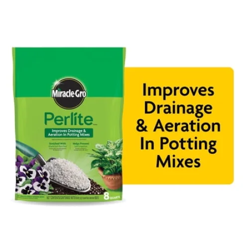 Miracle-Gro Perlite, 8 qt., Improves Drainage and Aeration in Potting Mixes for Container Plants