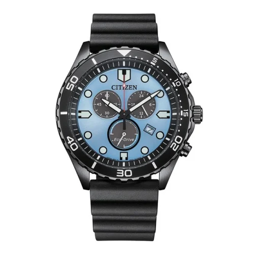Citizen Men's Sport Casual Eco-Drive Black Watch 43MM AT2567-18L
