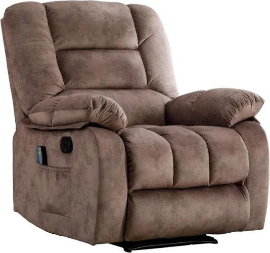 EBELLO Massage Recliner Chairs with Heat & Massage Overstuffed Recliner Chair