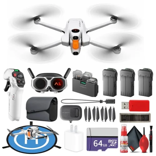 Antigravity A1 8K 360 Camera Drone Explorer Bundle 3 Batteries 249g