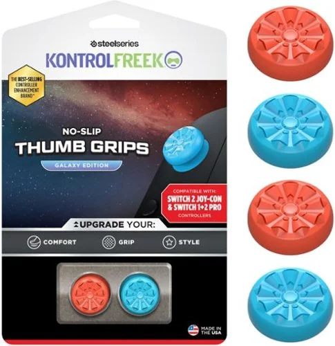 KontrolFreek Galaxy Re/Blue Thumbgrips for Switch2
