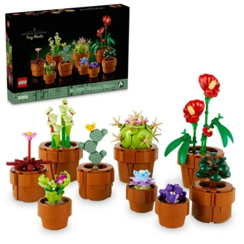LEGO Botanicals Tiny Plants Building Set - 10329 - Artificial Indoor Plant Decoration for Adults