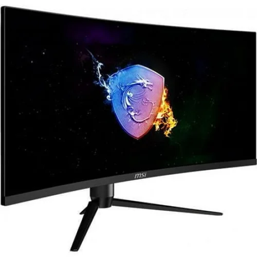 MSI 34" Curved UWQHD (3440 x 1440) HDMI DP 144Hz 1ms Adaptive-Sync LCD Gaming Monitor - Optix MAG342CQR