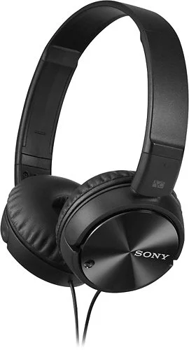 Sony Noise Cancelling Wired On-Ear Headphones - Black