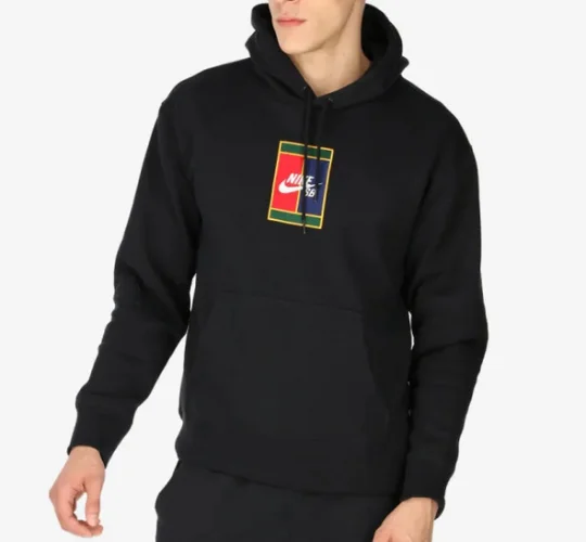 Mens Nike Gym Athletic SB Graphic Hoodie Hooded Sweatshirt Pullover Top New