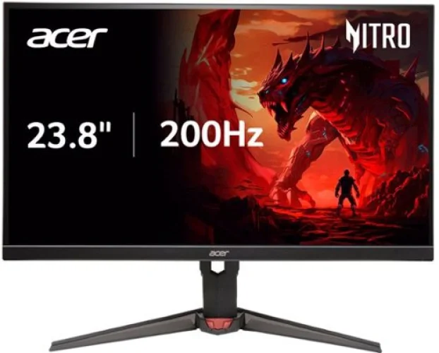 Acer Nitro XV240Y 23.8" FHD 200Hz 0.5ms FreeSync Premium IPS Gaming Monitor - Black
