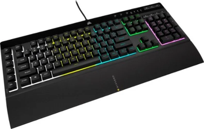 CORSAIR K55 RGB Pro Full-size Wired Gaming Keyboard with Elgato Stream Deck Software Integration - Black