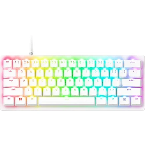 Razer Huntsman V3 Pro Mini 60% Wired Analog Optical Linear Switch Gaming Keyboard - White