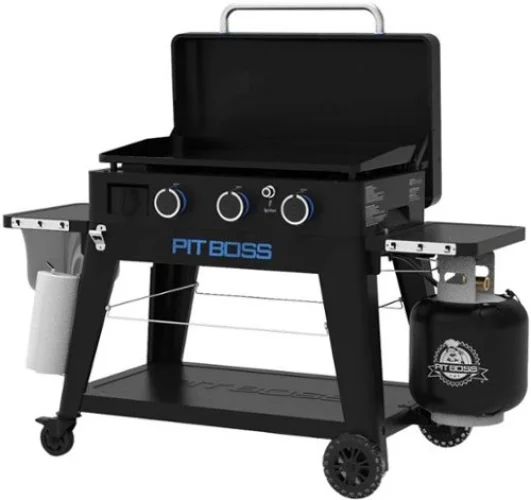 Pit Boss Ultimate Outdoor Gas 3-Burner Griddle - Black