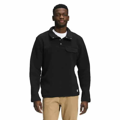 Mens The North Face Cragmont Sherpa Fleece 1/4 Snap Front Jacket Coat NF New