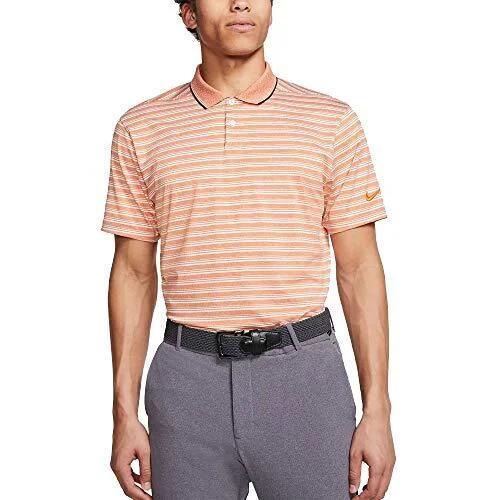 Nike Men's Dri-FIT Vapor Golf Polo Orange White CK4744 847