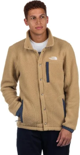 Mens The North Face Parkview Sherpa Fleece Full Snap Front Jacket Coat NF New