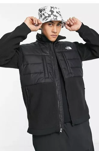 Mens The North Face Denali Novelty Insulated Zip Sherpa Fleece Coat Jacket New