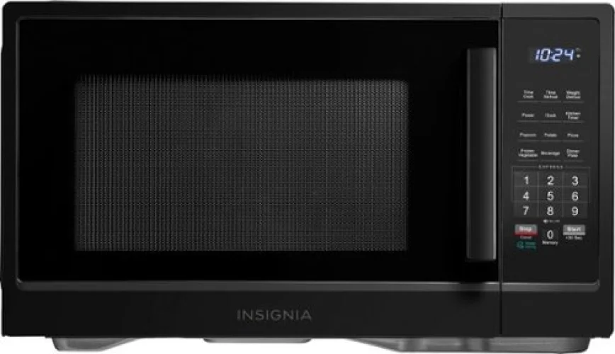 Insignia&trade; - 1.1 Cu. Ft. Countertop Microwave - Black