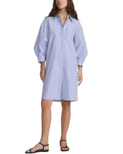 Lafayette 148 New York Lantern Sleeve Shirtdress Women's