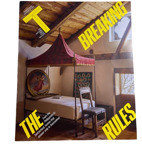 New York Times T Style Magazine Sept. 28, 2025 Design&Luxury/Breaking Rules 12z