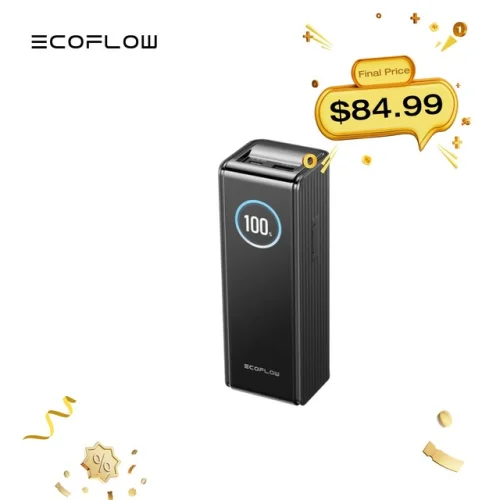 EcoFlow 170W Rapid Power Bank 25000mAh with Dual 140W USB-C Ports Compatible