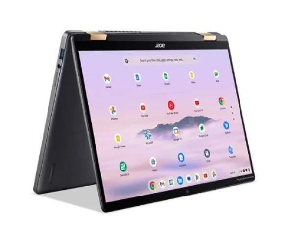 Acer - Chromebook Plus Spin 714 Laptop with Google AI &ndash; 14" WUXGA Touch - Intel Core Ultra 5 115U &ndash; 8GB LPDDR5 &ndash; 256GB SSD - Steel Gray