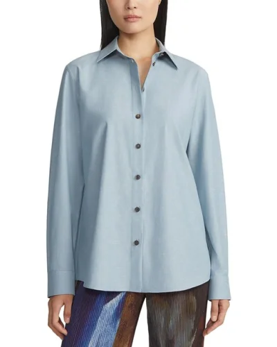 Lafayette 148 New York Button Down Shirt Women's