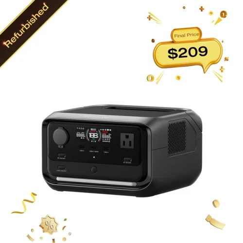 EcoFlow River 3 Plus 286Wh Portable Power Station LiFePO4 Battery Refurbished