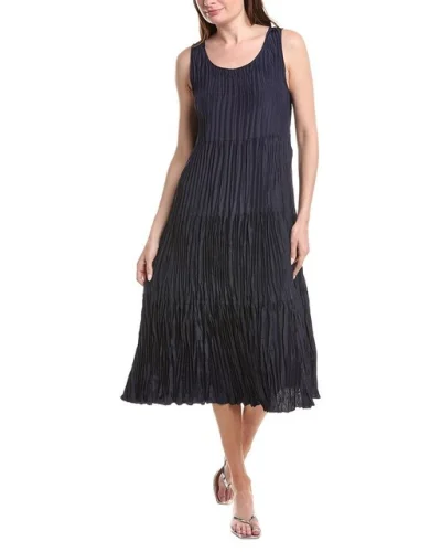 Eileen Fisher Pleated Silk Flare Dress Women's