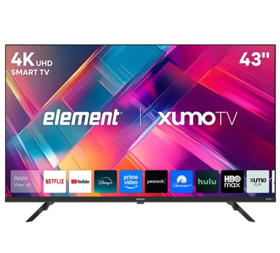 Element E550AE43CG 43 inch 4K UHD HDR Frameless Xumo Smart TV