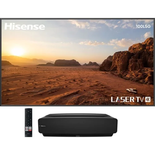 Hisense 100" 4K Ultra-Short-Throw LASER TV & 100'' ALR Cinema Screen Open Box