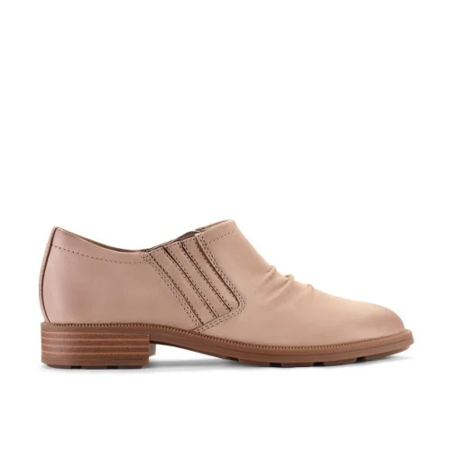 Clarks Womens Adalynn Ezra Brown Leather Casual  Shoes