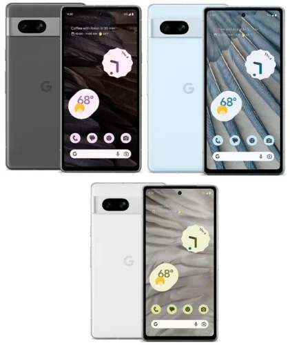 Google Pixel 7A 5G - 128GB - Black White Blue - Unlocked - Very Good