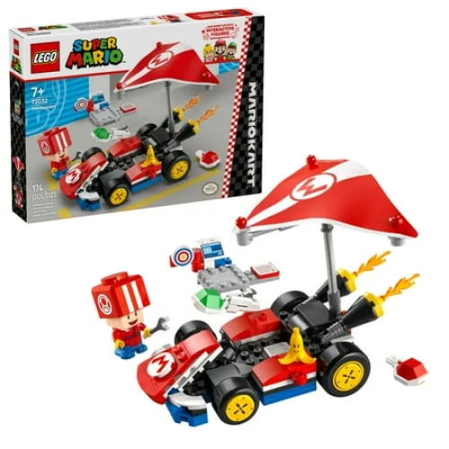 LEGO Super Mario: Mario Kart Standard Kit - Collectible Toy Building Set for Kids, Boys and Girls, Ages 7+ - Nintendo Mario Kart Toy for Fans - Birthday Gift Idea - 72032