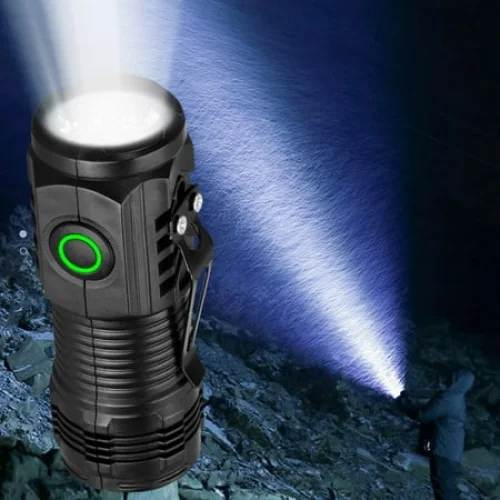 1200 Lumens Rechargeable Flashlights, Tactical LED Flashlight - Compact EDC Flash Light with USB Charging, Waterproof & Small for Camping, Hiking, Emergency, Car & Home by PALIFEUR