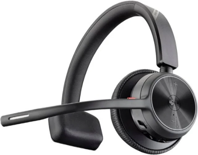 Poly - Voyager 4310 Wireless Noise Cancelling Single Ear Headset with mic - Black
