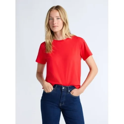Free Assembly Women's and Women's Plus Cotton Cropped Boxy Tee with Short Sleeves, Sizes XS-4X