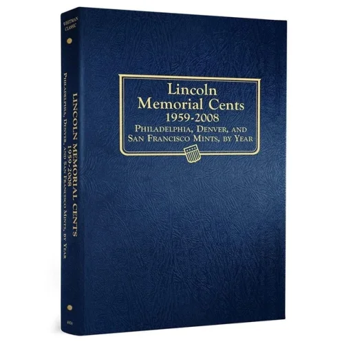 Lincoln Memorial Cents 1959-2008 Coin Album Whitman 4958 New US Free Shipping