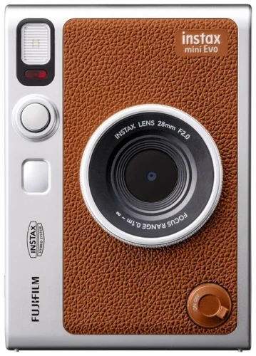 Fujifilm Instax Mini EVO Instant Camera (Brown)