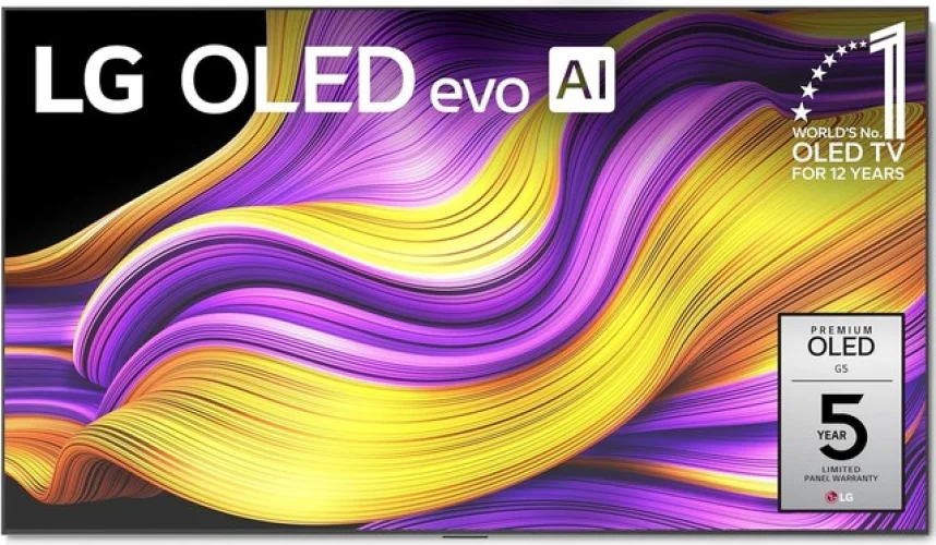 LG 77 inch OLED evo G5 4K UHD Smart TV + Wall Mount &ndash; 2025 Model &ndash; OLED77G5WUA