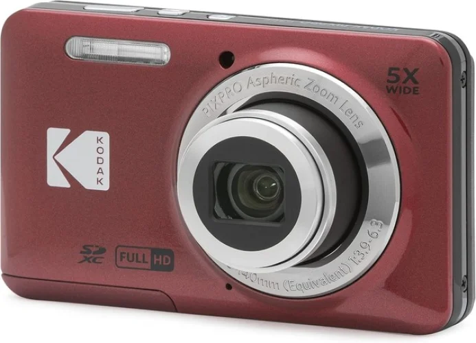 KODAK PIXPRO FZ55-RD 16MP Digital Camera 5X Optical Zoom 28mm Wide Angle 1080P